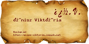 Énisz Viktória névjegykártya