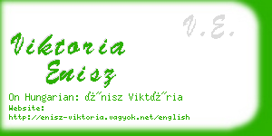 viktoria enisz business card